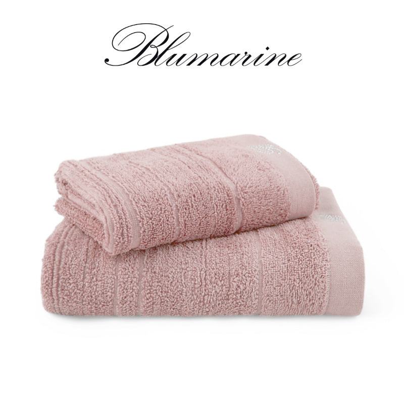 SET spugna OSPITE + MEDIA Blumarine Art. SAMIRA con logo in cristalli