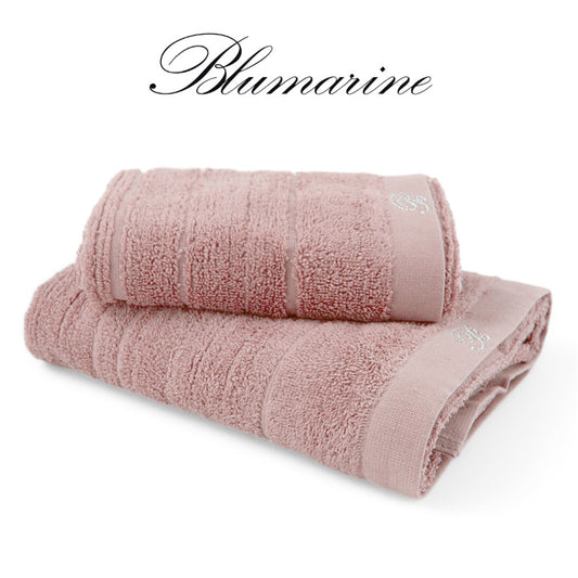 SET spugna OSPITE + MEDIA Blumarine Art. SAMIRA con logo in cristalli