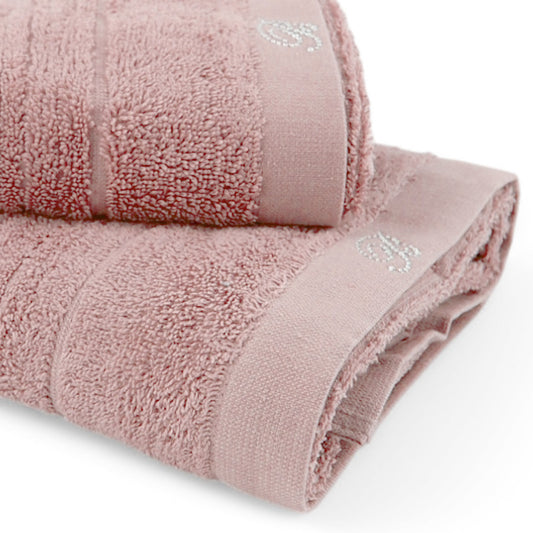 SET spugna OSPITE + MEDIA Blumarine Art. SAMIRA con logo in cristalli